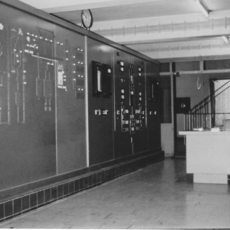 Die Schaltzentrale im Jahre 1963